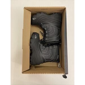NEW The North Face Alpenglow Kids Youth Black Snow Ski Boots Size 10 Black